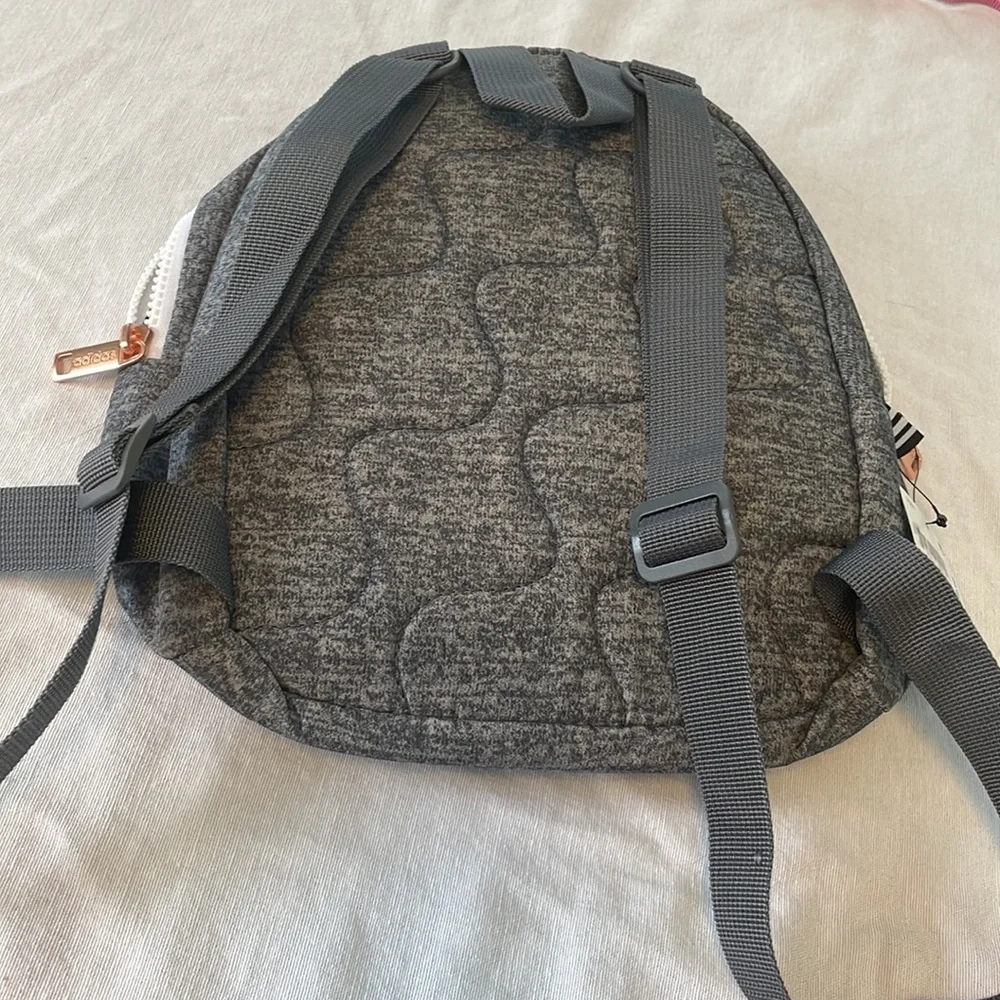 NWT Adidas Linear Mini Backpack grey/white